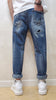 JEANS SLIM FIT CON TOPPE Displaj - Rizzo Abbigliamento Uomo