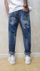 JEANS SLIM FIT CON TOPPE Displaj - Rizzo Abbigliamento Uomo