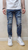 JEANS SLIM FIT CON TOPPE Displaj - Rizzo Abbigliamento Uomo