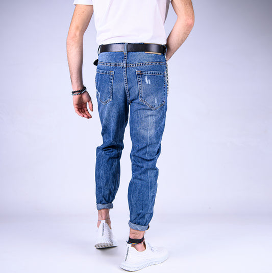 JEANS LOOSE CON TOPPE landek - Rizzo Abbigliamento Uomo